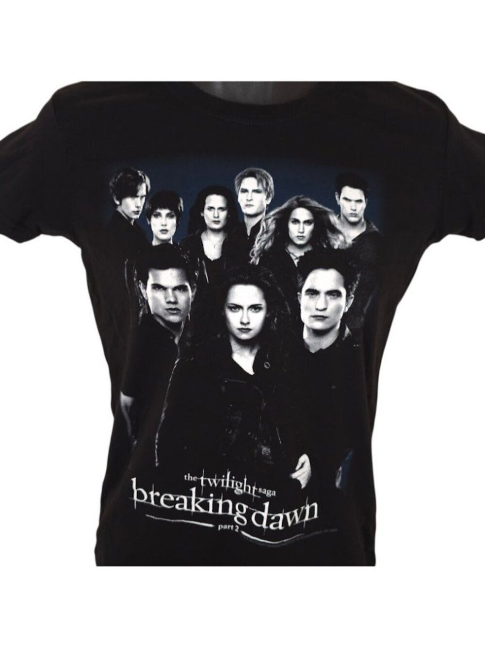 Twilight Saga T Shirt Womens Size Medium Black Breaking Dawn Bella Edward Jacob
